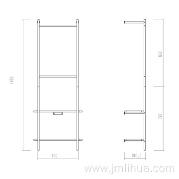 Moore wall-mounted Coat rack